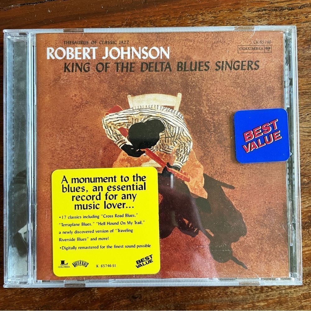 Robert Johnson Music CD - King of the Delta Blues Singers World & Country